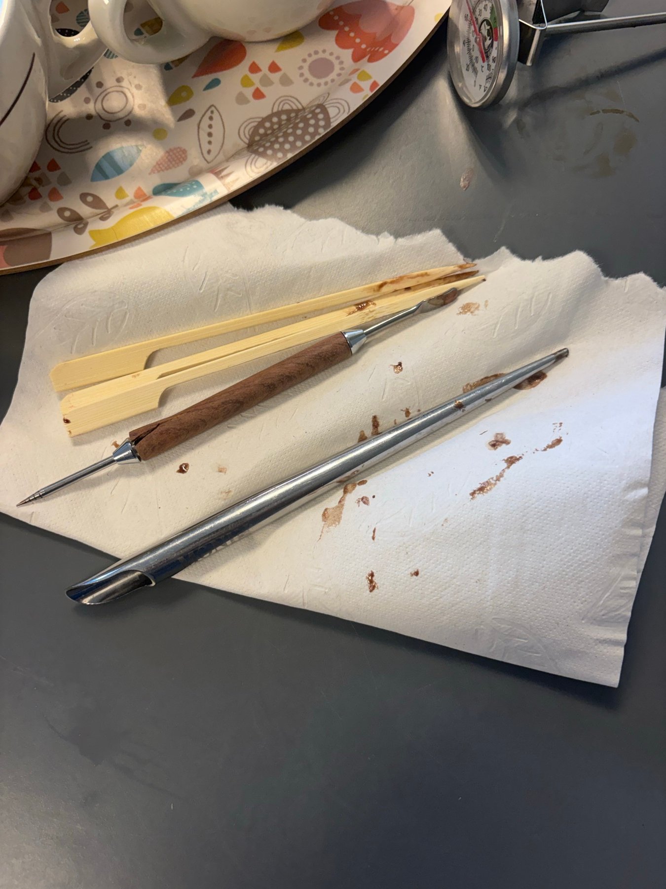 Outils de dessin latte art