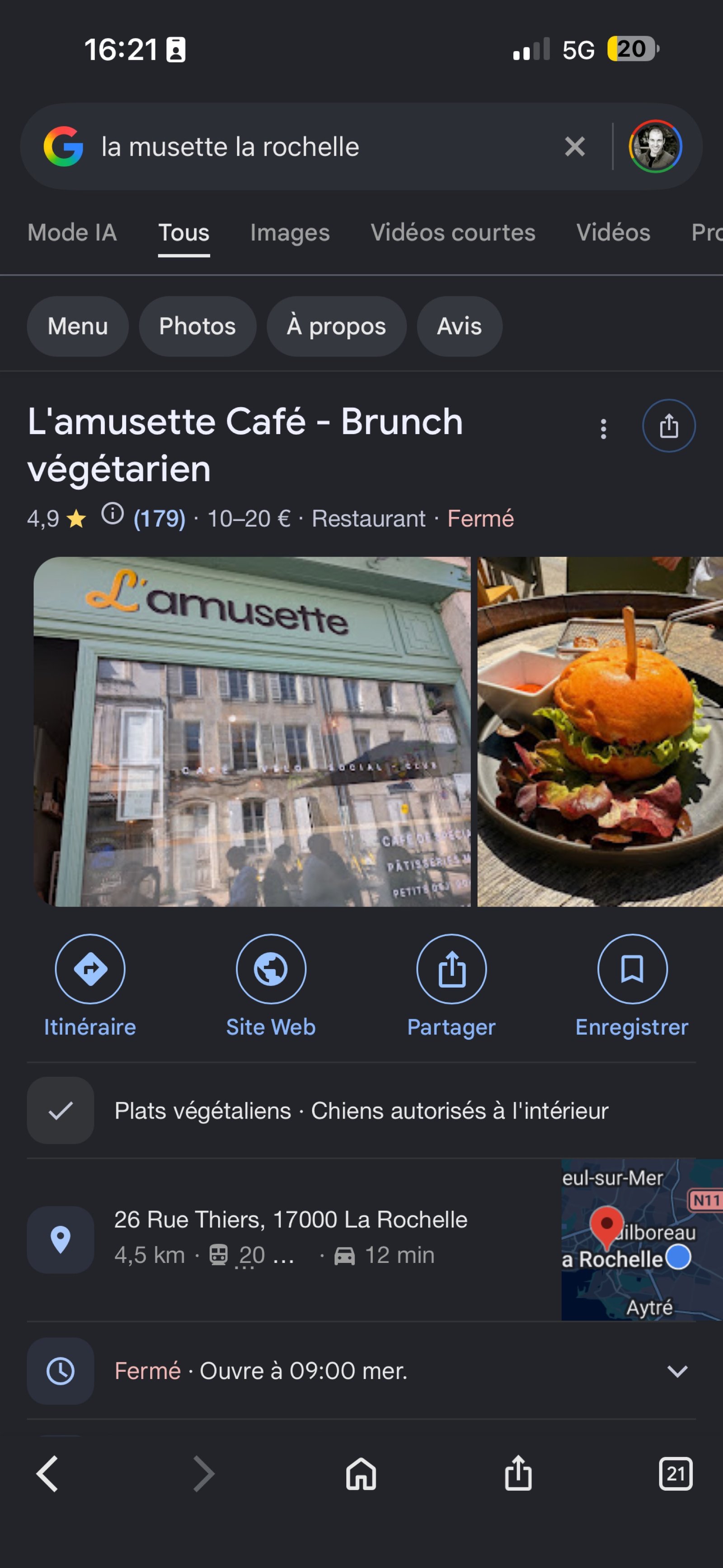 L'Amusette cafe La Rochelle